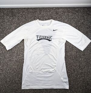 Philadelphia Eagles Shirt Nike On Field Dri Fit Compression White Mens 2XL